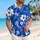 Blue Jellyfish Hibiscus Ocean Vacation Gift for Beach Lovers, Sea Life Fans, Adults Hawaiian Shirt - 6