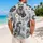 Raccoon Hibiscus Island Escape Style For Beach Days, Vacations, And Nature Lovers Hawaiian Shirt - 2