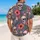 Skull And Orange Hibiscus Halloween Style For Tropical Parties And Island Getaways Hawaiian Shirt - 2