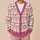 Christmas Ballerina and Bow Holiday Dance Style for Ballet Lovers and Festive Celebrations All-over Print Knitted Cardigan - 6