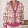 Christmas Ballerina and Bow Holiday Dance Style for Ballet Lovers and Festive Celebrations All-over Print Knitted Cardigan - 2