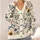 Floral Butterfly Moon Botanical Motifs For Autumn Layering In Casual Women's Style All-over Print Knitted Cardigan - 4