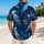 Jellyfish Ocean Motifs for Resort Getaways and Coastal Nights, Men’s Vacation Style Hawaiian Shirt - 2