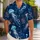 Jellyfish Ocean Motifs for Resort Getaways and Coastal Nights, Men’s Vacation Style Hawaiian Shirt - 1