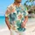 Tropical Lily Garden With Teal Leaves For Resort Vacations, Cruises, And Women Hawaiian Shirt - 6