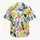 Vintage Sicilian Lemons and Blue Botanicals for Sunny Riviera Holidays for Men in Summer Hawaiian Shirt - 7