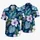 Matching Navy Hibiscus Couple Outfit for Tropical Vacations, Beach Getaways & Cruises Hawaiian Shirt - 5