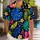 Colorful Tropical Leaves And Flowers For Poolside Vacations And Couples’ Getaways Hawaiian Shirt - 1