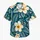 Blue Tropical White Flower Couple Vacation Outfit For Beach Honeymoons And Island Resorts Hawaiian Shirt - 7