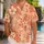 Vintage Botanical Couple Florals for Resort Vacations and Elegant Golf Getaway Wear Hawaiian Shirt - 1