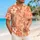 Vintage Botanical Couple Florals for Resort Vacations and Elegant Golf Getaway Wear Hawaiian Shirt - 6