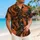 Copper Dragon Floral Fantasy for Resort Getaways and Festival Nights, Fantasy Fans Hawaiian Shirt - 6