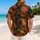 Copper Dragon Floral Fantasy for Resort Getaways and Festival Nights, Fantasy Fans Hawaiian Shirt - 2