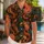 Copper Dragon Floral Fantasy for Resort Getaways and Festival Nights, Fantasy Fans Hawaiian Shirt - 1
