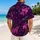 Purple Dragon Orchid Motifs for Fantasy Nights, Island Getaways, and Resort Style Hawaiian Shirt - 2
