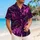 Purple Dragon Orchid Motifs for Fantasy Nights, Island Getaways, and Resort Style Hawaiian Shirt - 6