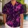 Purple Dragon Orchid Motifs for Fantasy Nights, Island Getaways, and Resort Style Hawaiian Shirt - 1