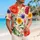 Colorful Botanical Blooms for Tropical Vacations and Resort Weekends, Men’s Style Hawaiian Shirt - 6