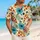 Pizza Slice Aloha Florals for Beach Vacations and Foodie Getaways for Pizza Lovers Hawaiian Shirt - 6