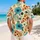 Pizza Slice Aloha Florals for Beach Vacations and Foodie Getaways for Pizza Lovers Hawaiian Shirt - 2