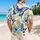 Blue Butterfly Hibiscus Island Style for Tropical Vacations and Relaxed Resort Weekends Hawaiian Shirt - 2