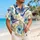 Blue Butterfly Hibiscus Island Style for Tropical Vacations and Relaxed Resort Weekends Hawaiian Shirt - 6