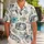Blue Wolf Tropical Flowers for Beach Vacations and Island Getaways for Nature Lovers Hawaiian Shirt - 1