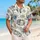 Blue Wolf Tropical Flowers for Beach Vacations and Island Getaways for Nature Lovers Hawaiian Shirt - 6