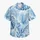 Blue Tropical Palm and Monstera Leaves for Resort Travel and Beach Vacation Style Hawaiian Shirt - 7