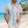 Pastel Vertical Stripes For Sunny Resort Days And Relaxed Summer Travel Style Wear Hawaiian Shirt - 6