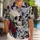 Skull Vine Rose Beachwear For Bold Summer Travel And Outdoor Adventures By The Sea Hawaiian Shirt - 1