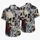 Skull Vine Rose Beachwear For Bold Summer Travel And Outdoor Adventures By The Sea Hawaiian Shirt - 5