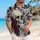 Skull Vine Rose Beachwear For Bold Summer Travel And Outdoor Adventures By The Sea Hawaiian Shirt - 6