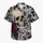 Skull Vine Rose Beachwear For Bold Summer Travel And Outdoor Adventures By The Sea Hawaiian Shirt - 7