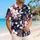 White Plumeria and Palm Fronds for Tropical Vacations and Resort Weekends for Relaxed Men Hawaiian Shirt - 6