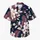 White Plumeria and Palm Fronds for Tropical Vacations and Resort Weekends for Relaxed Men Hawaiian Shirt - 7