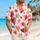 Watercolor Heart Island Blooms for Romantic Beach Days and Sunny Resort Getaways Hawaiian Shirt - 6