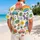 Rainbow Island Doodle Motifs for Sunny Vacation Days and Playful Weekend Outfits for Men Hawaiian Shirt - 2