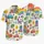 Rainbow Island Doodle Motifs for Sunny Vacation Days and Playful Weekend Outfits for Men Hawaiian Shirt - 5