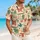 Red Mahjong Tiles and Fortune Symbols for Resort Holidays and Casual Summer Wear Men Hawaiian Shirt - 6