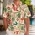 Red Mahjong Tiles and Fortune Symbols for Resort Holidays and Casual Summer Wear Men Hawaiian Shirt - 1