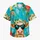 Cow Wearing Sunglasses Tropical Flowers for Beach Vacations and Summer Parties for Men Hawaiian Shirt - 7
