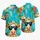 Cow Wearing Sunglasses Tropical Flowers for Beach Vacations and Summer Parties for Men Hawaiian Shirt - 5