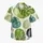 Green Teal Botanical Circles for Resort Getaways and Summer Vacation Style Men Hawaiian Shirt - 7