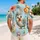 Playful Tropical Eyed Chicks for Beach Holidays and Summer Gifts for Lively Friends Hawaiian Shirt - 2