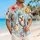Playful Tropical Eyed Chicks for Beach Holidays and Summer Gifts for Lively Friends Hawaiian Shirt - 6