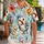 Playful Tropical Eyed Chicks for Beach Holidays and Summer Gifts for Lively Friends Hawaiian Shirt - 1