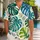 Tropical Monstera Leaves for Beach Vacations and Summer Getaways Men's Resort Style Hawaiian Shirt - 1