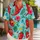 Bold Cartoon Chili Pepper Characters for Beach Holidays and Summer Parties for Men Hawaiian Shirt - 1