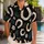 White Horseshoes and Palm Fronds for Western Resort Gatherings and Summer Weekends Hawaiian Shirt - 1